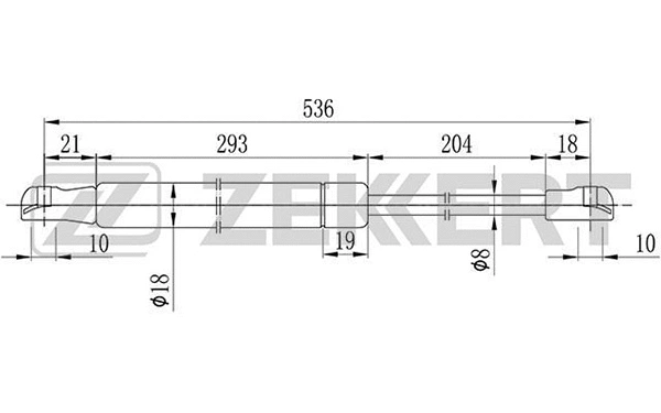 Gas Spring, boot/cargo area (GF-1749)
