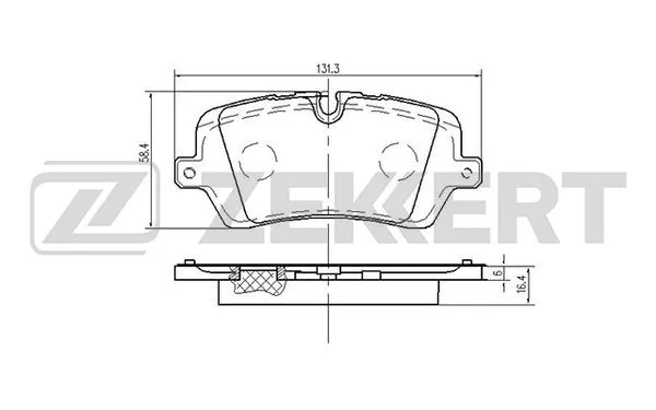 Brake Pad Set, disc brake (BS-2532)