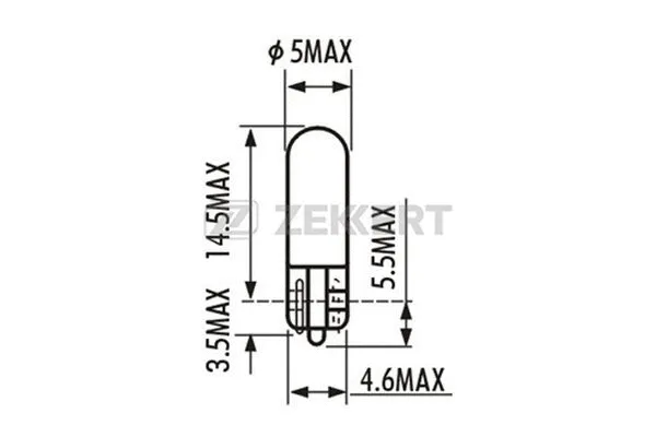 Bulb, instrument lighting (LP-1080)