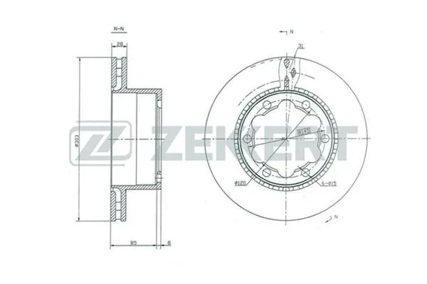 Brake Disc (BS-5388)