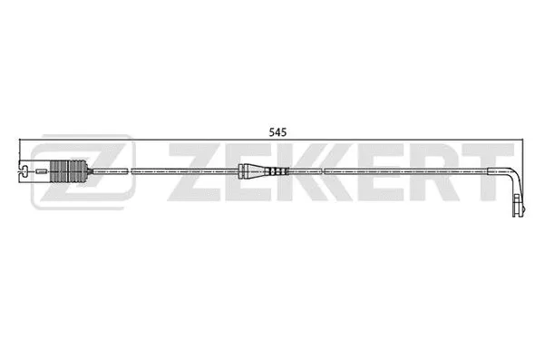 Warning Contact, brake pad wear (BS-8016)