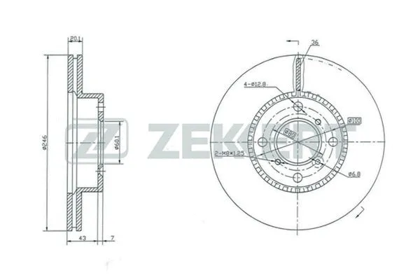 Brake Disc (BS-5241)