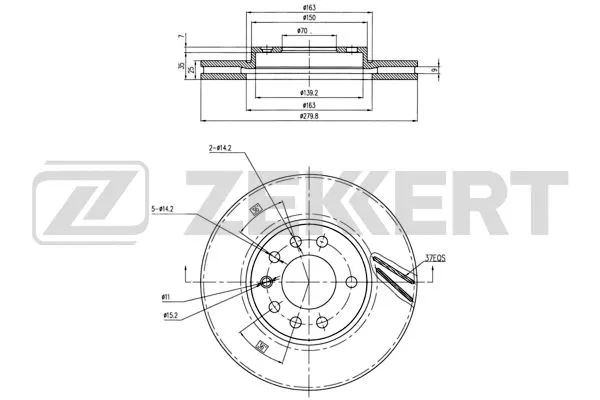 Brake Disc (BS-5247B)