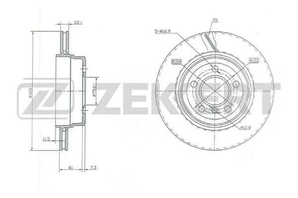Brake Disc (BS-5783)