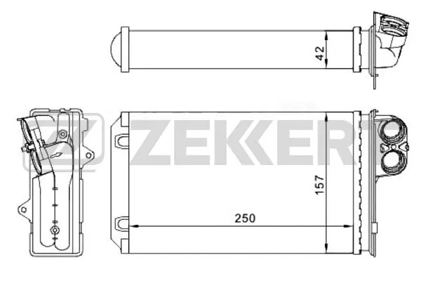 Heat Exchanger, interior heating (MK-5078)