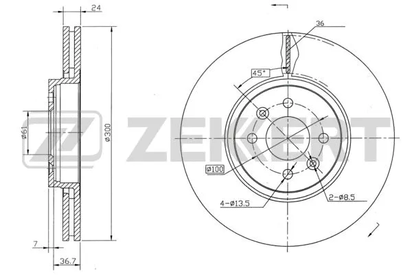 Brake Disc (BS-5404)