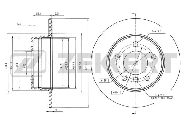 Brake Disc (BS-5775)
