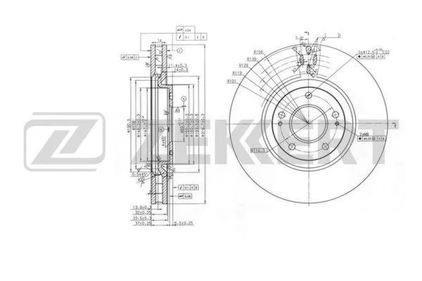 Brake Disc (BS-6154)