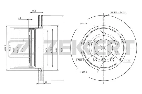 Brake Disc (BS-5789)