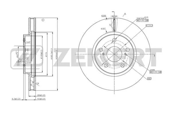Brake Disc (BS-5627)