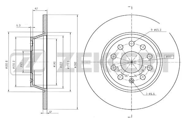 Brake Disc (BS-5398B)
