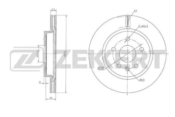 Brake Disc (BS-5922)