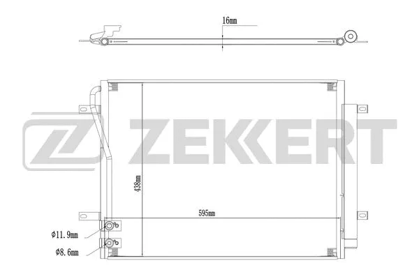Condenser, air conditioning (MK-3189)