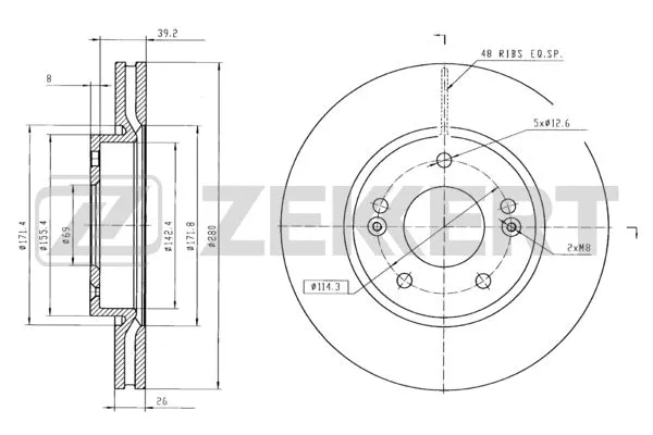 Brake Disc (BS-5119B)
