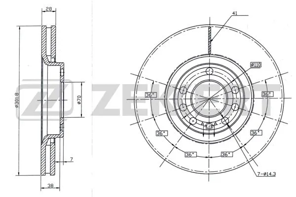 Brake Disc (BS-5605)