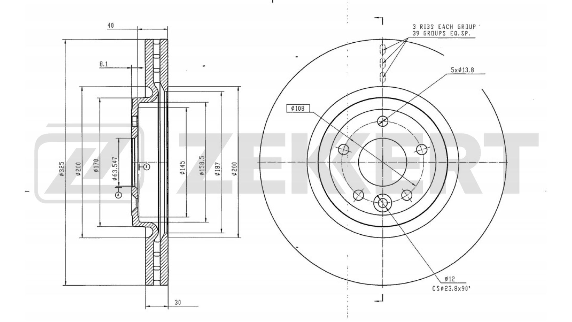 Brake Disc (BS-6635)