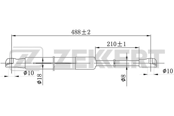 Gas Spring, boot/cargo area (GF-2476)