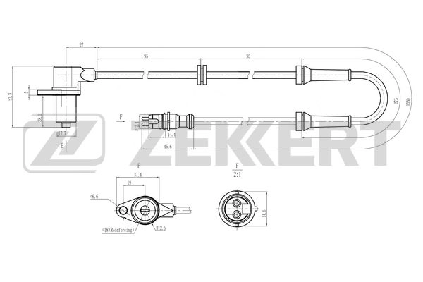 Sensor, wheel speed (SE-6188)