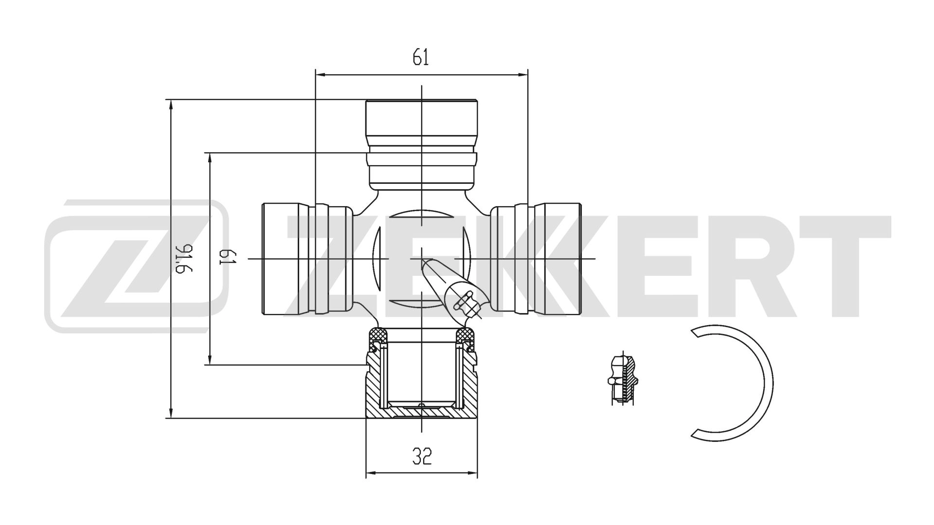 Joint, propshaft