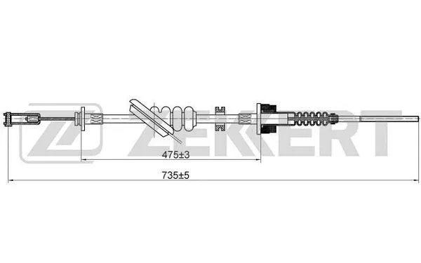 Cable Pull, clutch control (BZ-1141)