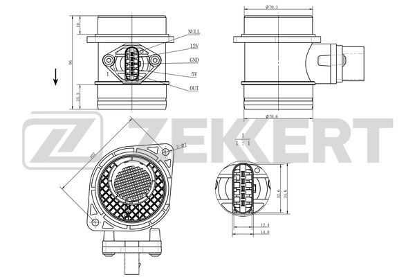 Sensor, intake manifold pressure (SE-1070)