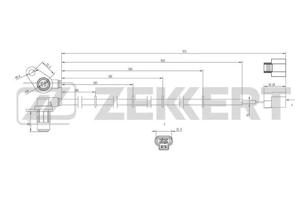 Sensor, wheel speed (SE-6162)