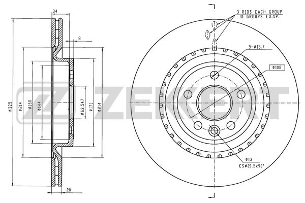 Brake Disc (BS-6560)