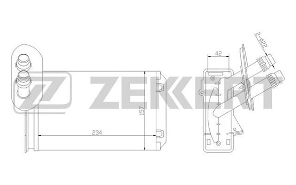 Heat Exchanger, interior heating (MK-5035)