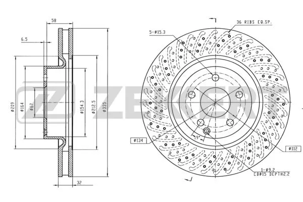 Brake Disc (BS-5774)