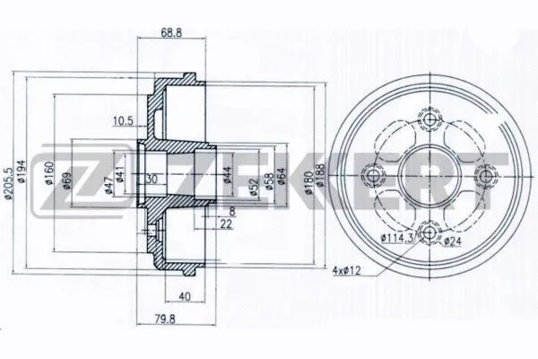 Brake Drum (BS-6185)