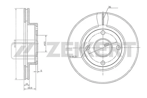 Brake Disc (BS-5705)