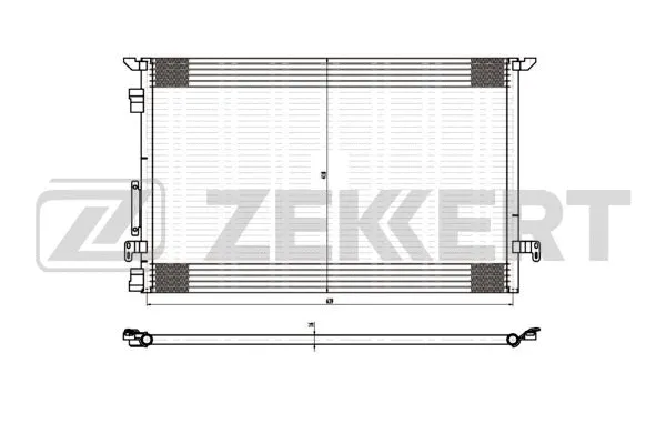 Condenser, air conditioning (MK-3041)
