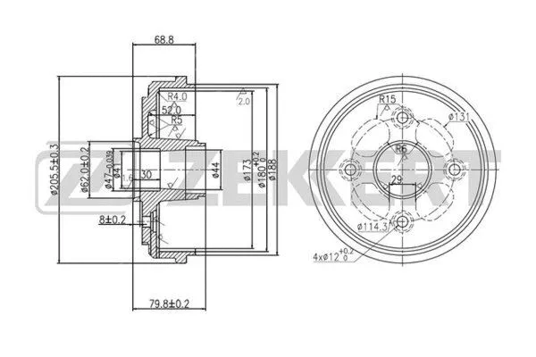 Brake Drum (BS-5185)