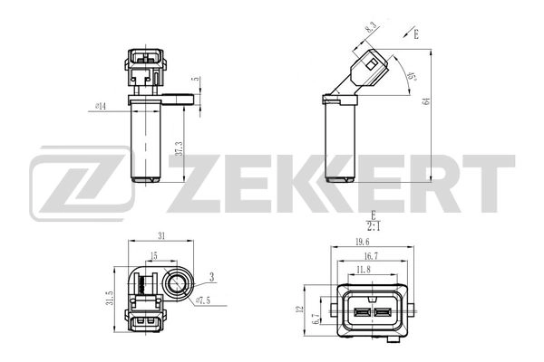 Sensor, crankshaft pulse (SE-4045)