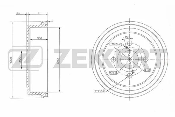 Brake Drum (BS-5515)