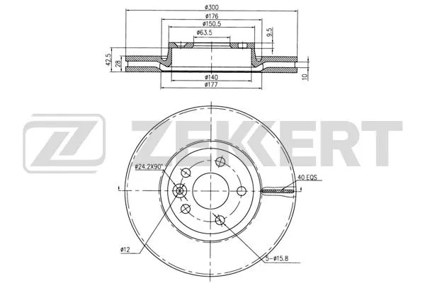 Brake Disc (BS-5125B)