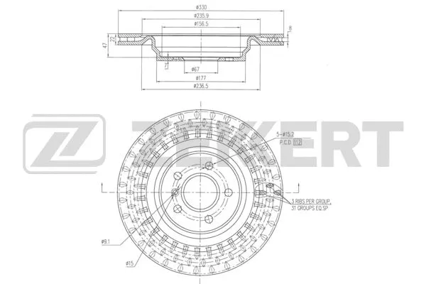 Brake Disc (BS-6365)