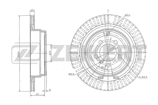 Brake Disc (BS-5118)