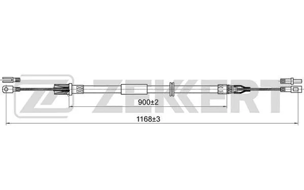 Cable Pull, parking brake (BZ-1178)