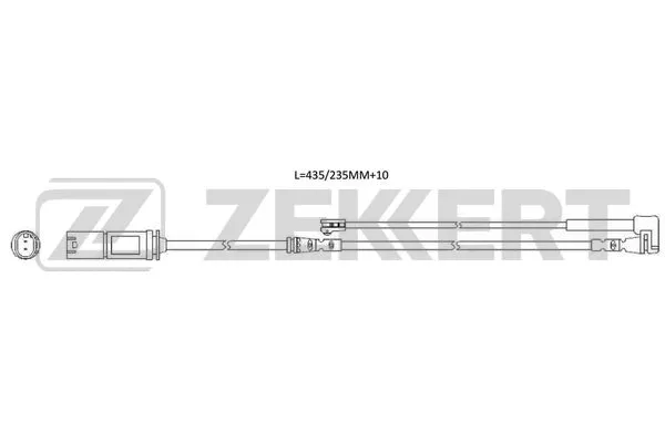 Warning Contact, brake pad wear (BS-8128)