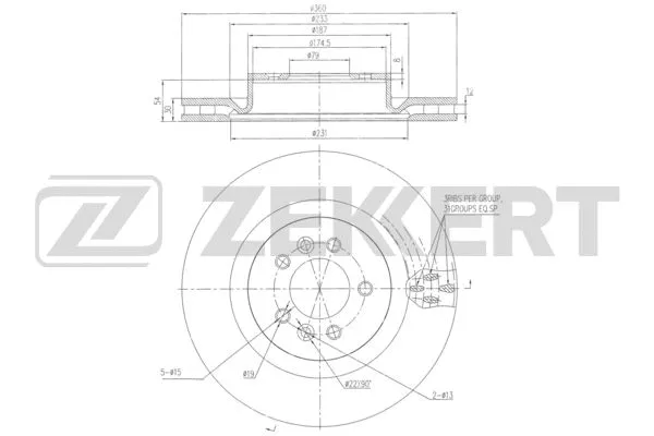 Brake Disc (BS-6254)