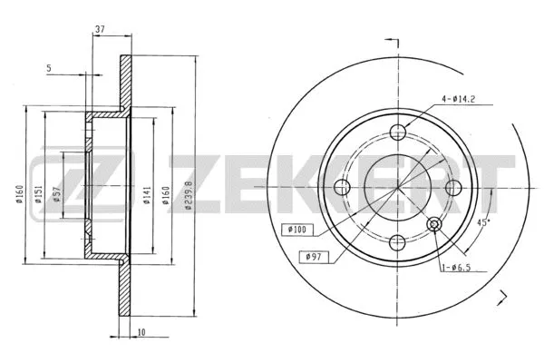 Brake Disc (BS-5101B)