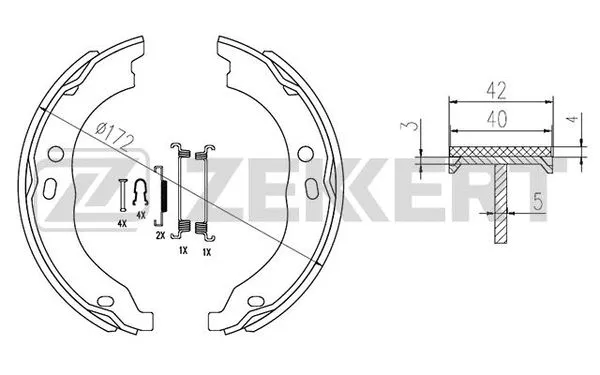 Brake Shoe Set