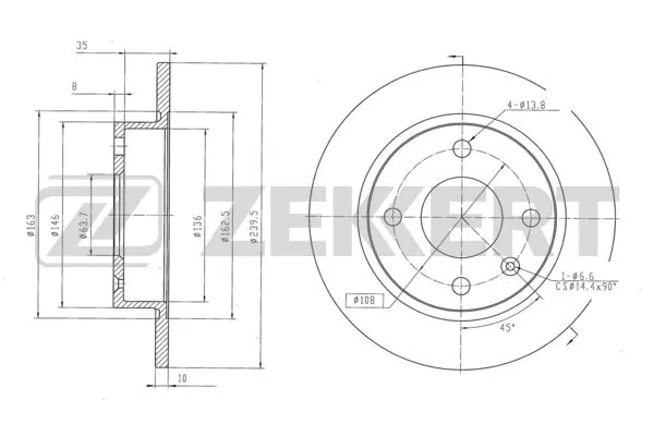 Brake Disc (BS-5924)