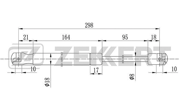 Gas Spring, boot/cargo area (GF-2074)