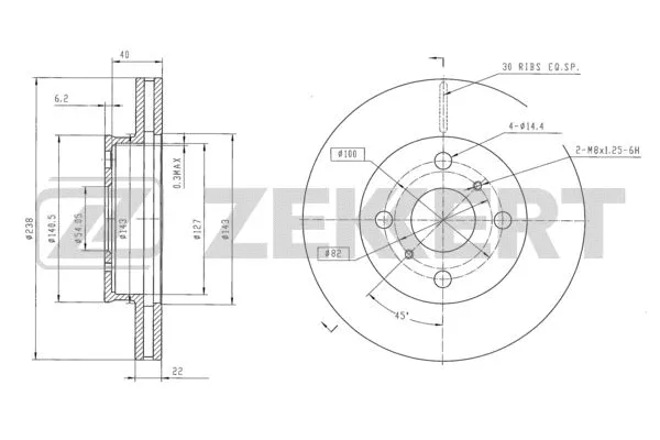 Brake Disc (BS-6050)