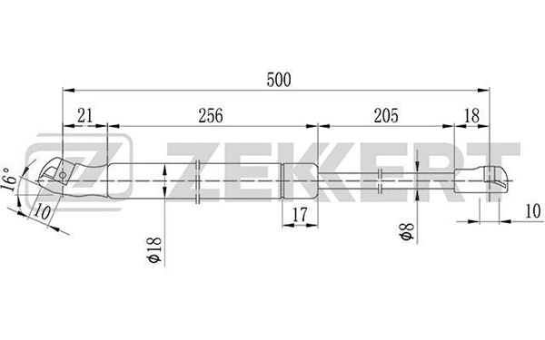 Gas Spring, boot/cargo area (GF-1568)