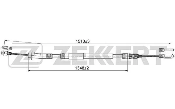 Cable Pull, parking brake (BZ-1088)