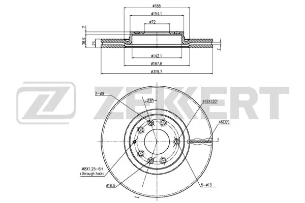 Brake Disc (BS-6230)
