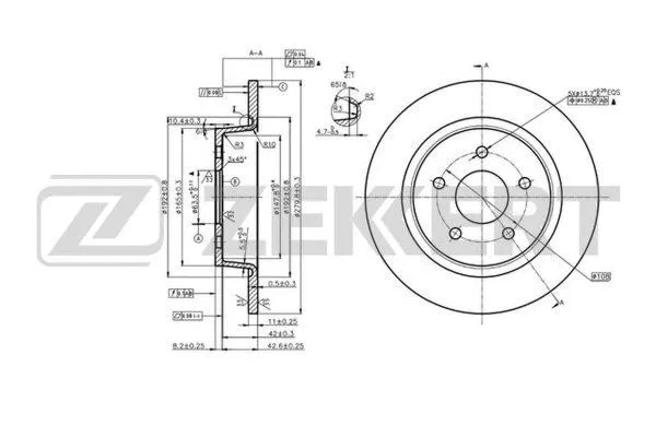 Brake Disc (BS-6077)